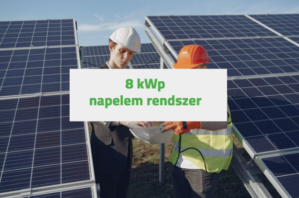 8 kw napelem rendszer ár